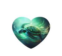 Poezjzw 6pcs Sea Turtle Swimming Pattern Lavender Scent Car Aroma Heart Shape Hanging Fragrance Applies To Closet Shoe