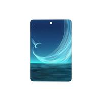 Poezjzw 6pcs Sea Veil Tent Pattern Lavender Scent Car Aroma Rectangle Hanging Fragrance Applies To Closet Shoe