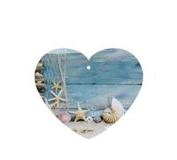 Poezjzw 6pcs Shell Starfish Pattern Pattern Lavender Scent Car Aroma Heart Shape Hanging Fragrance Applies To Closet Shoe