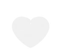 Poezjzw 6pcs Solid Color White Pattern Lavender Scent Car Aroma Heart Shape Hanging Fragrance Applies To Closet Shoe