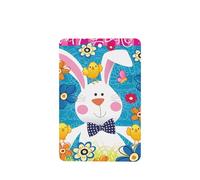 Poezjzw 6pcs Spring Happy Easter Holiday Pattern Lavender Scent Car Aroma Rectangle Hanging Fragrance Applies To Closet Shoe