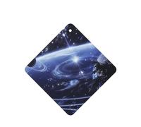 Poezjzw 6pcs Star River Planet Channel Pattern Lavender Scent Car Aroma Square Hanging Fragrance Applies To Closet Shoe
