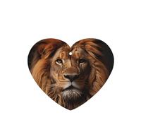 Poezjzw 6pcs The Lion'S Gaze Pattern Lavender Scent Car Aroma Heart Shape Hanging Fragrance Applies To Closet Shoe