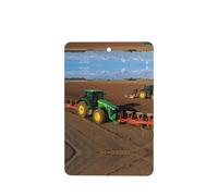 Poezjzw 6pcs Tractor Farm Pattern Lavender Scent Car Aroma Rectangle Hanging Fragrance Applies To Closet Shoe