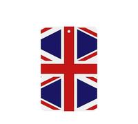 Poezjzw 6pcs Uk Flag Pattern Lavender Scent Car Aroma Rectangle Hanging Fragrance Applies To Closet Shoe