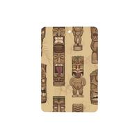 Poezjzw 6pcs Vintage Aloha Tiki Pattern Pattern Lavender Scent Car Aroma Rectangle Hanging Fragrance Applies To Closet Shoe