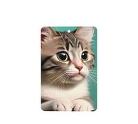 Poezjzw A Curious Cat Pattern Car Air Fresheners 6 Pcs Rectangle Hanging Aromatherapy Tablets Scented Fresheners For Bedroom Bathroom
