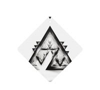 Poezjzw Acute Triangle Pattern Car Air Fresheners 6 Pcs Square Hanging Aromatherapy Tablets Scented Fresheners For Bedroom Closet Shoe