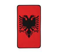 POEZJZW Albanian Flag Towels for Bathroom Hand Towel Soft Absorbent Small Bath Towels Kitchen Guest Towel for Spa 16"X 28"