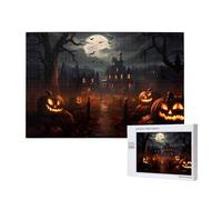 Poezjzw All Hallows' Eve Classic Jigsaw 1000 Pieces Wooden Puzzle Modern Home Decor Intellectual Game 75x50cm