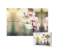 Poezjzw An Orchid. Puzzles For Adult 1000 Pieces Wooden Jigsaw For Family Friend Home Decor Wall Art 29.5 X 19.7 In