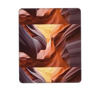 POEZJZW Antelope Canyon Pattern Mouse Pad Office Laptop Computer Desk Wireless Mouse Non Slip Rubber Base Washable 10 X 12 Inch Keyboard Pad