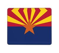 POEZJZW Arizona Flag Pattern Mouse Pad Gaming Non-Slip Rubber Base Rectangular Mouse Mat for Desktop Computer Laptop Gaming Office 7 X 8.6 in