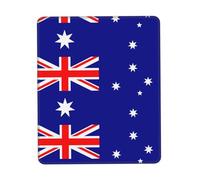 POEZJZW Australian Flag Pattern Mouse Pad, Portable Office Non-Slip Rubber Base Wireless Mouse Pad For Office Laptop Computer Pc 10 X 12 Inch