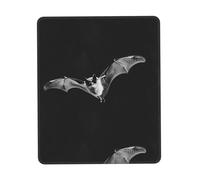 POEZJZW Bats in The Sky Pattern Mouse Pad, Portable Office Non-Slip Rubber Base Wireless Mouse Pad for Office Laptop Computer Pc 7 X 8.6 in