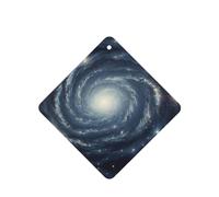 Poezjzw Beautiful Universe Pattern Car Air Fresheners 4 Pcs Square Hanging Aromatherapy Tablets Scented Fresheners For Bedroom Bathroom