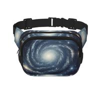 Poezjzw Beautiful Universe Travel Waist Bag Suitable For Running, Cycling And Outdoor Adventures, Store Mobile Phones And Credit Cards, Black, One Size