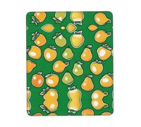 POEZJZW Big Bunch of Fruit Pattern Mouse Pad Non-Slip Rubber Stitched Edges Waterproof Gaming Mouse Mat for Desk Gaming Work Wireless Mice 7 X 8.6 in