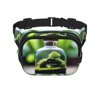 Poezjzw Bottle Piano Travel Waist Bag Suitable For Running, Cycling And Outdoor Adventures, Store Mobile Phones And Credit Cards, Black, One Size