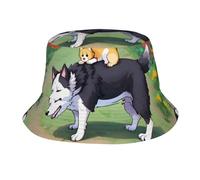 Poezjzw Boy Animal Dog Pet Bucket Hat Unisex Suitable for Gardening, Beach, Camping Fishing and Other Outdoor Activities