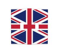 Poezjzw British Flag Pattern Decorative Light Switch Plate Covers 2 Gang Wall Plate Double Toggle Switch Cover 4.5 X 4.5 in