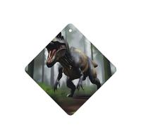 Poezjzw Bully Dinosaur Pattern Car Air Fresheners 6 Pcs Square Hanging Aromatherapy Tablets Scented Fresheners For Bedroom Bathroom