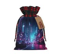 POEZJZW Cars On The Street Drawstring Gift Bag Snack Bag Candy Bag, Perfect For Celebration Christmas Birthdays, Parties Etc