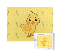 Poezjzw Cartoon Duck Adult Classic Jigsaw 500 Pieces Wooden Puzzle Modern Home Decor Intellectual Game 52 X 38 Cm