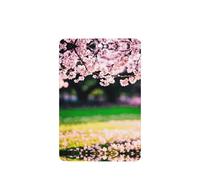 Poezjzw Cherry Blossom Tree Pattern Car Air Fresheners 6 Pcs Rectangle Hanging Aromatherapy Tablets Scented Fresheners For Bedroom Bathroom