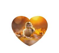 Poezjzw Chicken Little Pattern Car Air Fresheners 6 Pcs Heart Shape Hanging Aromatherapy Tablets Scented Fresheners For Bedroom Closet Shoe