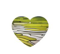 Poezjzw China Yunnan Yuanyan Pattern Car Air Fresheners 4 Pcs Heart Shape Hanging Aromatherapy Tablets Scented Fresheners For Bedroom Bathroom