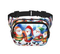 Poezjzw Christmas Costume Gnome Travel Waist Bag Suitable For Running, Cycling And Outdoor Adventures, Store Mobile Phones And Credit Cards, Black, One Size, Black, One Size