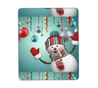POEZJZW Christmas Day Decorate Pattern Mouse Pad Office Laptop Computer Desk Wireless Mouse Non Slip Rubber Base Washable 8.3 X 10.3 In Keyboard Pad