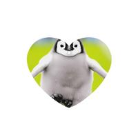 Poezjzw Chubby Penguin Pattern Car Air Fresheners 4 Pcs Heart Shape Hanging Aromatherapy Tablets Scented Fresheners For Bedroom Closet Shoe