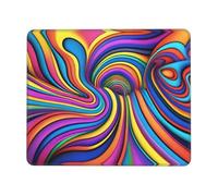 POEZJZW Colorful Pattern Mouse Pad Gaming Non-Slip Rubber Base Rectangular Mouse Mat for Desktop Computer Laptop Gaming Office 7.9 X 9.5 in