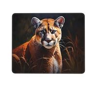 POEZJZW Cougar Pattern Mouse Pad Gaming Non-Slip Rubber Base Rectangular Mouse Mat for Desktop Computer Laptop Gaming Office 8.3 X 10.3 in