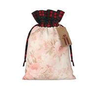 POEZJZW Crushed Flower Drawstring Gift Bag For Christmas, Birthday Parties And Anniversaries Storage Of Candy, Gifts And Daily Small Items