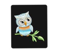 Poezjzw Cute Owl Pattern Mouse Pad Office Laptop Computer Desk Wireless Mouse Non Slip Rubber Base Washable 7.9 X 9.5 in Keyboard Pad