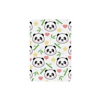 Poezjzw Cute Panda Bamboo Star Pattern Car Air Fresheners 4 Pcs Rectangle Hanging Aromatherapy Tablets Scented Fresheners For Bedroom Closet Shoe
