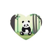 Poezjzw Cute Panda Pattern Car Air Fresheners 6 Pcs Heart Shape Hanging Aromatherapy Tablets Scented Fresheners For Bedroom Closet Shoe