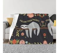 POEZJZW Cute Tree Otter Pattern Blanket Super Soft Flanne Warm Blanket Bed Sofa Living Room Film 40"X30"