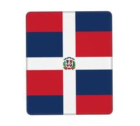 POEZJZW Dominican Republic Pattern Mouse Pad, Portable Office Non-Slip Rubber Base Wireless Mouse Pad for Office Laptop Computer Pc 8.3 X 10.3 in