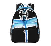 POEZJZW Dragonfly Pattern Lightweight Student Backpack,Laptop Travel Backpack For Girls,Boys,Work College Gifts,Casual Daypacks