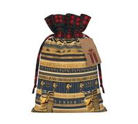 POEZJZW Egyptian Pharaonic Frescoes Drawstring Gift Bag Snack Bag Candy Bag, Perfect For Celebration Christmas Birthdays, Parties Etc