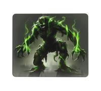 Poezjzw Elves On The Tree Spirit Pattern Mouse Pad Non-Slip Rubber Stitched Edges Waterproof Gaming Mouse Mat for Desk Gaming Work Wireless Mice 10 X 12 Inch