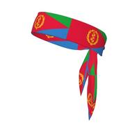 Poezjzw Eritrean Flag Athletic Hair Head Women Men Running Band Sweat Basketball Yoga Workout Sweatbands Double-Sided Headscarf