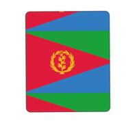 POEZJZW Eritrean Flag Pattern Mouse Pad Gaming Non-Slip Rubber Base Rectangular Mouse Mat for Desktop Computer Laptop Gaming Office 7 X 8.6 in