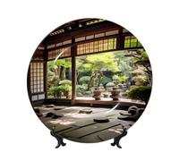 POEZJZW Finding A Place of Purity Bone China Decorative Plate Dinner Plates Crafts Perfect Decoration for Home Office and Coffee Shop 7in