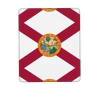 POEZJZW Flag of Florida Pattern Mouse Pad Gaming Non-Slip Rubber Base Rectangular Mouse Mat for Desktop Computer Laptop Gaming Office 7 X 8.6 in