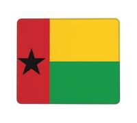 POEZJZW Flag of Guinea-Bissau Pattern Mouse Pad Gaming Non-Slip Rubber Base Rectangular Mouse Mat for Desktop Computer Laptop Gaming Office 8.3 X 10.3 in